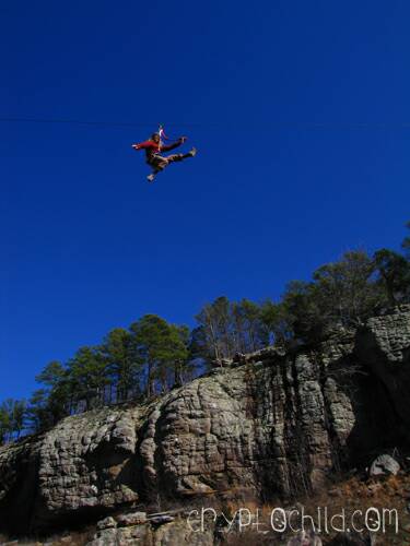 Justin Wood, Zip LIne