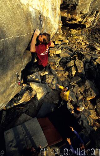 The Fly 5,14d Rumney NH. Photo Brian Pos